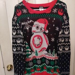Mens Christmas Star Wars BB-8 Sweater
